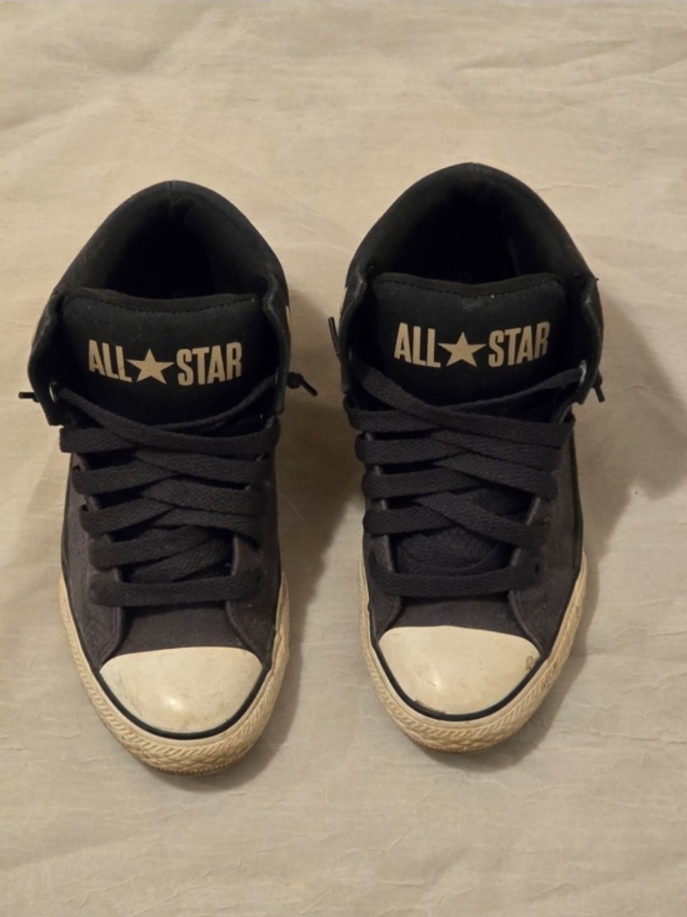 Converse All Star Kids Black Canvas Sneakers - Iconic Lace-Up Style